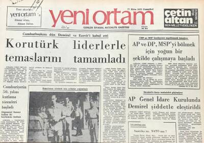 Yeni Ortam Gazetesi 27 Ekim 1973 -Dev-Genç li 7 Sanık Serbest Bırakıldı GZ39404 - 1
