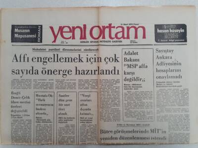 Yeni Ortam Gazetesi - 31 Mart 1974 - Ereğli Demir Çelik İdare Heyeti Değiştirildi GZ112341 - 1