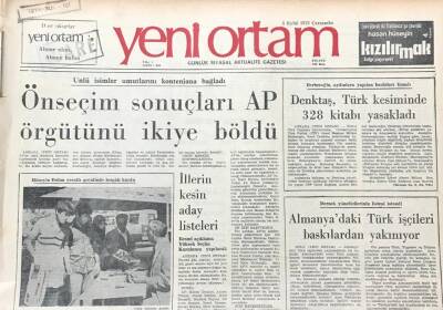Yeni Ortam Gazetesi 5 Eylül 1973 -İtalyada Kolera Salgını Yayılıyor GZ39428 - 1