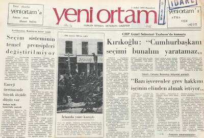Yeni Ortam Gazetesi 5 Şubat 1973-Keban Olayı Nedir ? GZ39349 - 1