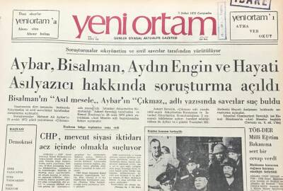 Yeni Ortam Gazetesi 7 Şubat 1973- CHP Mevcut Siyasi İktidarı Acz İçinde Olmakla Suçluyor GZ39369 - 1