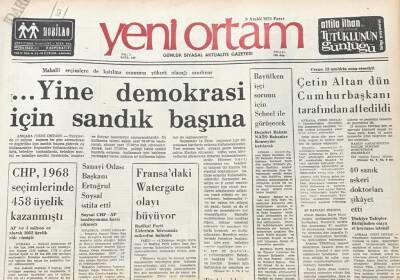 Yeni Ortam Gazetesi 9 Aralık 1973- Türkiyede İlk Kez 1000e Yaykın Kitap Çalındı GZ39329 - 1