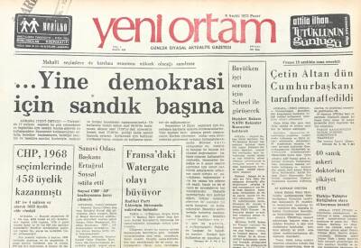 Yeni Ortam Gazetesi 9 Aralık 1973- Ucuz Demir Satışından Ereğli 1 Milyar Lira Zarara Uğradı GZ39315 - 1