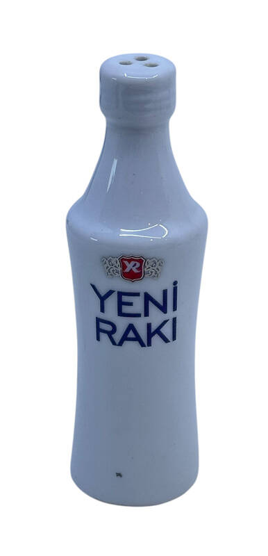 Yeni Rakı Şişe Formunda Promosyon Porselen Tuzluk AOB5397 - 1