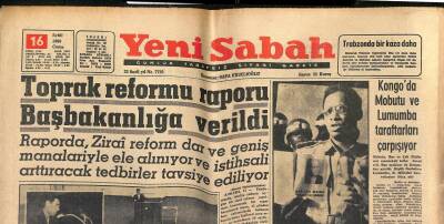 Yeni Sabah 16 Eylül 1960 - Milli Korunma Kanunu Yürürlükten Kaldırdı. - Metin, Hapishanede Tezahüratla Karşılandı. GZ123710 - 1