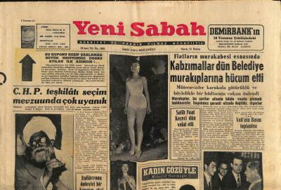 Yeni Sabah Gazetesi 1 Temmuz 1955 - CHP Teşkilatı Seçim Mevzuunda Çok Uyanık GZ114549 - 1