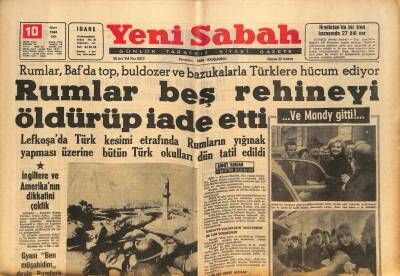 Yeni Sabah Gazetesi - 10 Mart 1964 - Eskişehir Selden Ekmeksiz Kaldı - Urgen Kabahat F.Bahçede dedi. GZ124139 - 1
