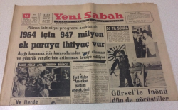 Yeni Sabah Gazetesi 16 Ekim 1963 - Ürdün Kralı Ve Oğlu - GZ15496 - 1