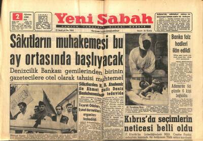 Yeni Sabah Gazetesi 2 Ağustos 1960 - Sümerbank 87 Mağazayı Kapatmayı Düşünüyor - Golkovski Müslüman Oldu GZ123742 - 1