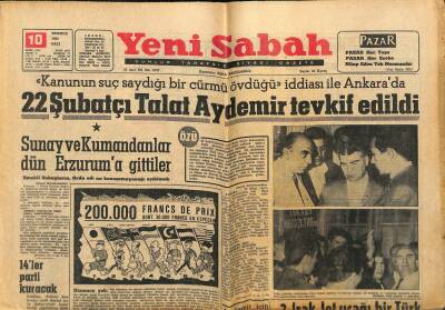 Yeni Sabah Gazetesi 2 Ocak 1963 - Kıbrıs Türkleri Uyanık Bulunmağa Çağrıldı - Meçhul Hastalık 20 Çocuğu Öldürdü GZ123762 - 1