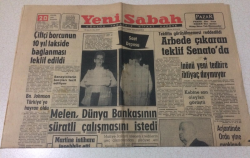 Yeni Sabah Gazetesi 26 Eylül 1962 - Fenerbahçe Bu Gece Dinamo İle Oynuyor - GZ15492 - 2
