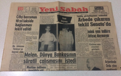Yeni Sabah Gazetesi 26 Eylül 1962 - Fenerbahçe Bu Gece Dinamo İle Oynuyor - GZ15492 - 2