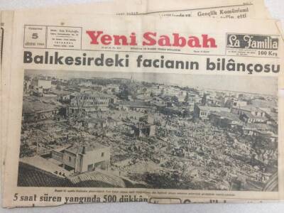 Yeni Sabah Gazetesi 5 Ağustos 1950 - Rus Tecavüzüne Karşı Cephe GZ52196 - 1