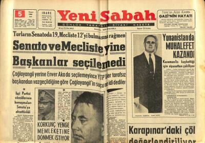 Yeni Sabah Gazetesi 5 Kasım 1963 - Süreyyadan Sonra Farah Dibada Bir Filmde Rol Alıyor - M.Nur Boşanma Davasında GZ123819 - 1