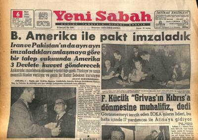 Yeni Sabah Gazetesi 6 Mart 1959 - Karadeniz Tütün Piyasası Açılıyor GZ86095 - 1