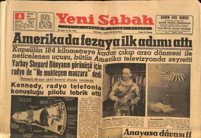 Yeni Sabah Gazetesi 6 Mayıs 1961 - Galatasaray Lisesinde Komünistlik Tahkikatı - Adli Tıbbın Önünde Dün Bir İnfilâk Oldu GZ124094 - 1