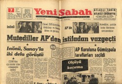 Yeni Sabah Gazetesi 7 Haziran 1962 - Suriye Yine Nasır'la Anlaşılıyor - Süreyya Bir Plak Şirketini Dava Etti GZ148275 - 1