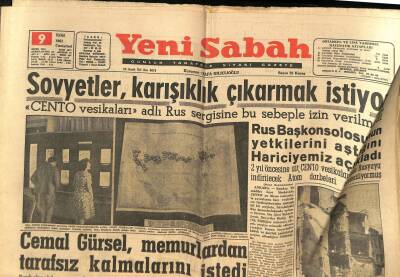 Yeni Sabah Gazetesi 9 Eylül 1961 - İstanbul Bölgesi Dış Seyehatleri Yasak Etti GZ124077 - 1