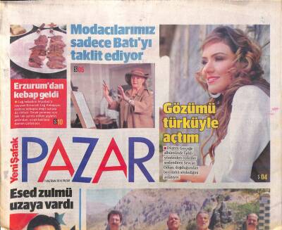 Yeni Şafak Gazetesi 1 Haziran 2014 - Esed Zulmü Uzaya Vardı - Bir Düğünde 37 Bin Tavuk GZ119545 - 1
