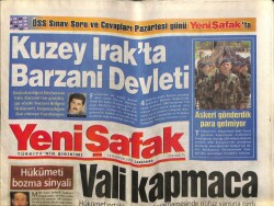 Yeni Şafak Gazetesi 12 Haziran 2002 - Kuzey Irakta Barzani Devleti GZ62937 - 2