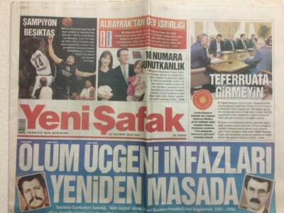 Yeni Şafak Gazetesi 12 Haziran 2012 - Ölüm Üçgeni İnfazları Yeniden Masada GZ29592 - 1