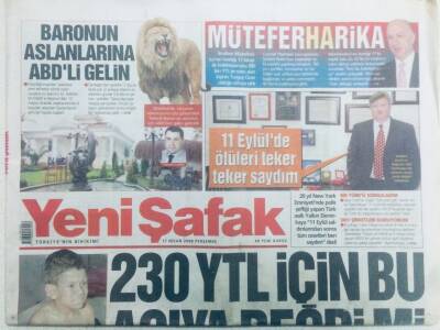 Yeni Şafak Gazetesi 17 Nisan 2008 - Haluk Levente Dolandırıcılık Suçundan Yakalama Kararı Çıkartıldı GZ40651 - 1