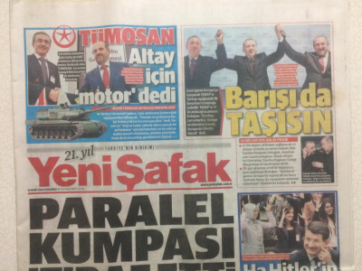 Yeni Şafak Gazetesi 18 Mart 2015 - Paralel Kumpası İtiraf Etti GZ27220 - 1