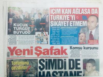 Yeni Şafak Gazetesi 18 Nisan 2008 - Çavuşoğlu İçim Kan Ağlasan da Türkiyeyi Şikayet Etmem GZ40653 - 1