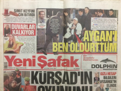 Yeni Şafak Gazetesi 18 Ocak 2011 - Kürşadın Oyununu Özkök Bozdu GZ27656 - 1