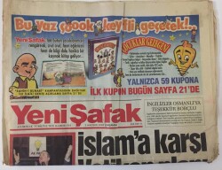 Yeni Şafak Gazetesi 2 Haziran 2004 - İslama Karşı Vatikam Planı GZ13438 - 2