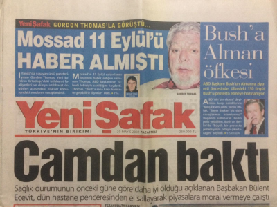Yeni Şafak Gazetesi - 20 Mayıs 2002 - Busha Alman Öfkesi, Ecevit İçin 3 Senaryo GZ24458 - 1