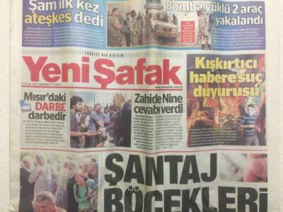 Yeni Şafak Gazetesi 21 Eylül 2013 - Şantaj Böcekleri GZ29660 - 1