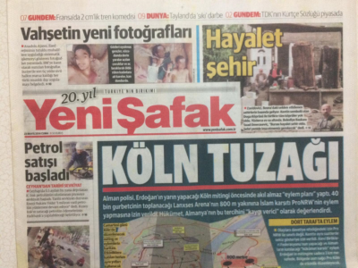 Yeni Şafak Gazetesi 23 Mayıs 2014 - Köln Tuzağı, Hayalet Şehir GZ29031 - 1