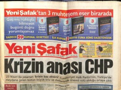 Yeni Şafak Gazetesi 26 Nisan 2003 - 1960 Darbesi Ve CHP GZ61384 - 2