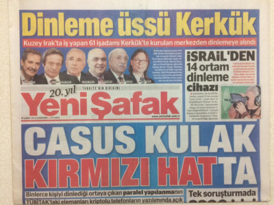 Yeni Şafak Gazetesi 26 Şubat 2014 - Casus Kulak Kırmızı Hatta GZ29029 - 1