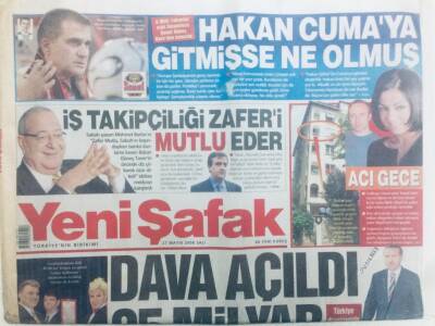 Yeni Şafak Gazetesi 27 Mayıs 2008 - Dava Açıldı 25 Milyar Dolar Kaçtı GZ40654 - 1