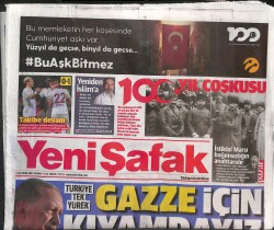 Yeni Şafak Gazetesi 29 Ekim 2023 - Cumhuriyetimizin 100. Yılı Kutlu Olsun GZ131491 - Gökçekoleksiyon
