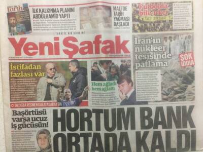 Yeni Şafak Gazetesi 29 Ocak 2013 - Hortum Bank Ortada Kaldı GZ29238 - 1