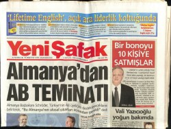 Yeni Şafak Gazetesi 3 Eylül 2003 - Almanyadan AB Teminatı GZ61408 - 1