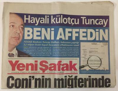 Yeni Şafak Gazetesi 31 Mart 2003 - Erdoğandan Avrupaya K.Irak Mesajı GZ13437 - 2