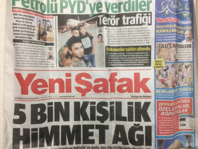 Yeni Şafak Gazetesi 6 Haziran 2016 - 5 Bin Kişilik Himmet Ağı GZ27658 - 1