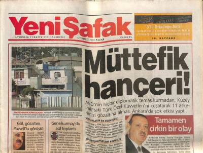 Yeni Şafak Gazetesi 6 Temmuz 2003 - Ankarada Akaryakıt İstasyonu Patladı 107 Yaralı GZ62948 - 2