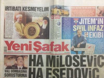 Yeni Şafak Gazetesi 6 Temmuz 2012 - Ha Miloseviç Ha Ededoviç GZ29590 - 1