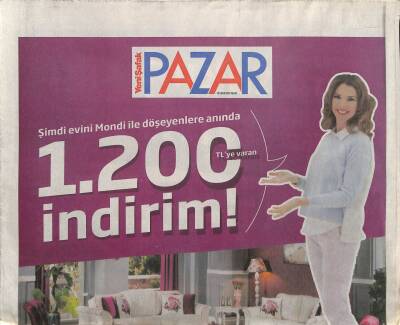 Yeni Şafak Gazetesi Pazar Eki 15 Kasım 2015 - Yannis Kalpouzos Fanatik Kafaları Sevmem GZ117016 - 1