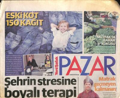 Yeni Şafak Gazetesi Pazar Eki 26 Nisan 2015 - Şehrin Stresine Boyalı Terapi GZ119580 - 1