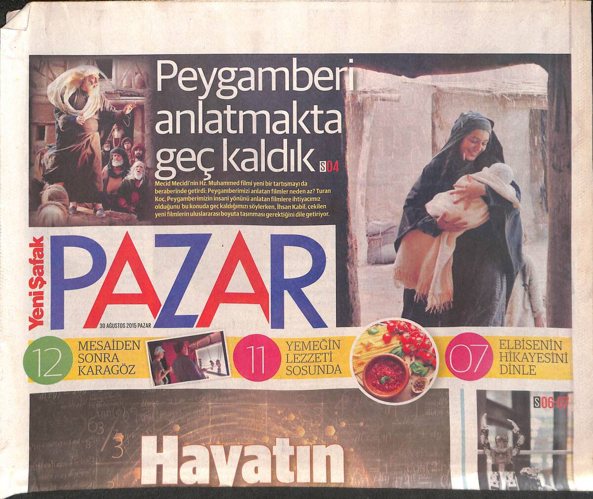 Yeni Şafak Gazetesi Pazar Eki 30 Ağustos 2015 - Müziğin Sesi Küba'da - Türk İşi Silikon Vadisi GZ135316 - 1