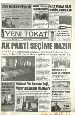 Yeni Tokat Gazetesi 2 Nisan 2013 - Niksarlı Ustalar Hamburg Yolcusu GZ122456 - 1
