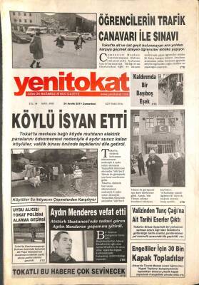 Yeni Tokat Gazetesi 24 Aralık 2011 - Uydu Alıcısı Tokat Polisini Alarma Geçirdi GZ96243 - 1