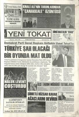 Yeni Tokat Gazetesi 24 Mart 2013 - Türkiye Şah Olacağı Bir Oyunda Mat Oldu GZ122443 - 1