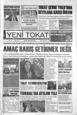 Yeni Tokat Gazetesi 30 Mart 2013 - Turhalda Yatırım Yılı, Samsun Piazza AVM Halka Açıldı GZ122455 - 1